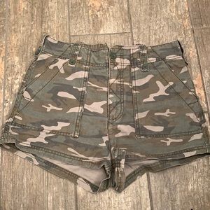 Free People Camo Shorts